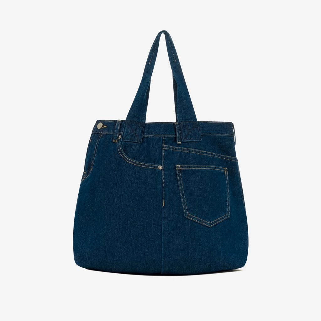 Túi tote Owlbrand Remake Rider/ Xanh đậm - Ảnh 3