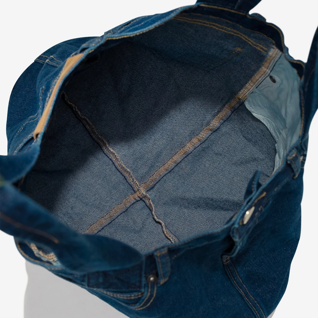 Túi tote Owlbrand Remake Rider/ Xanh đậm - Ảnh 4