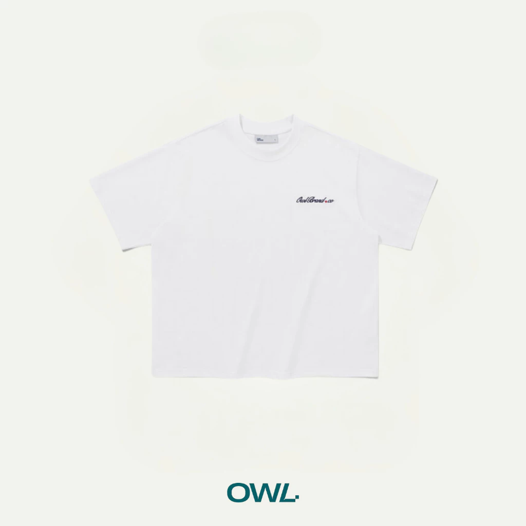 Áo thun boxy Owlbrand Bird Timeless Blues