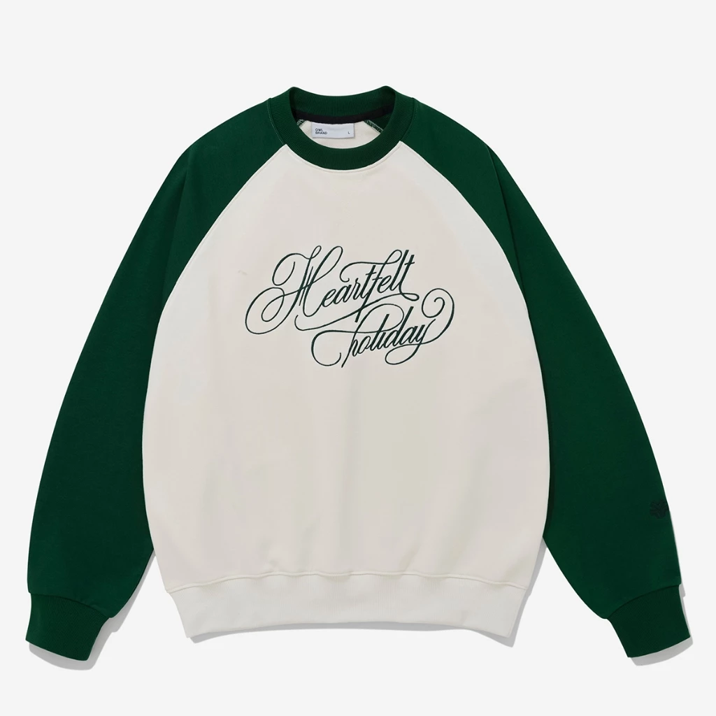 Áo sweater raglan Owlbrand Heartfelt - Ảnh 4